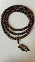Premium Semi-Sinking Kynam Agarwood Round Bead Bracelet Necklace