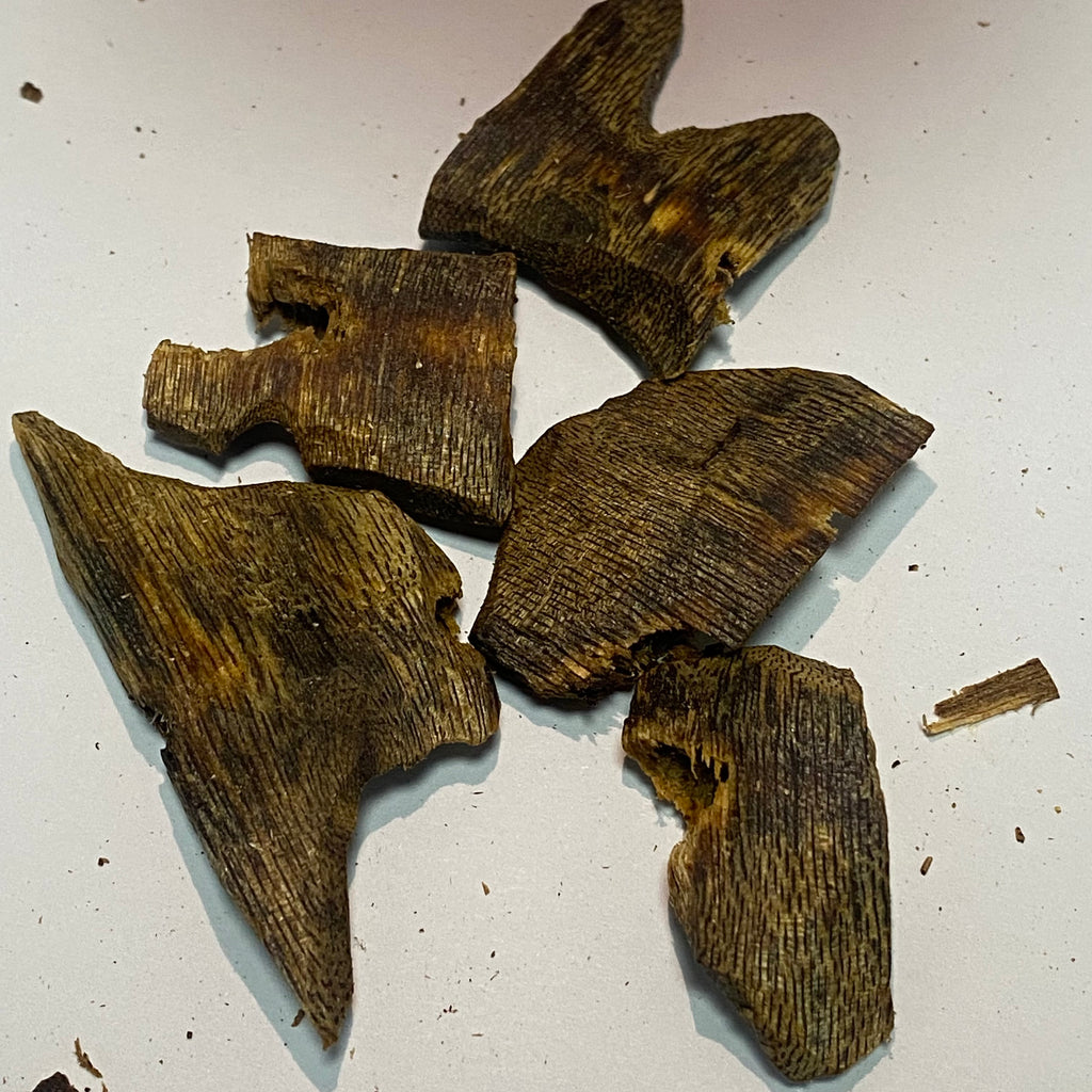 FOREZA Kyara Oud – Premium Agarwood Chips, Slices & Granules (Sinking Grade Available)