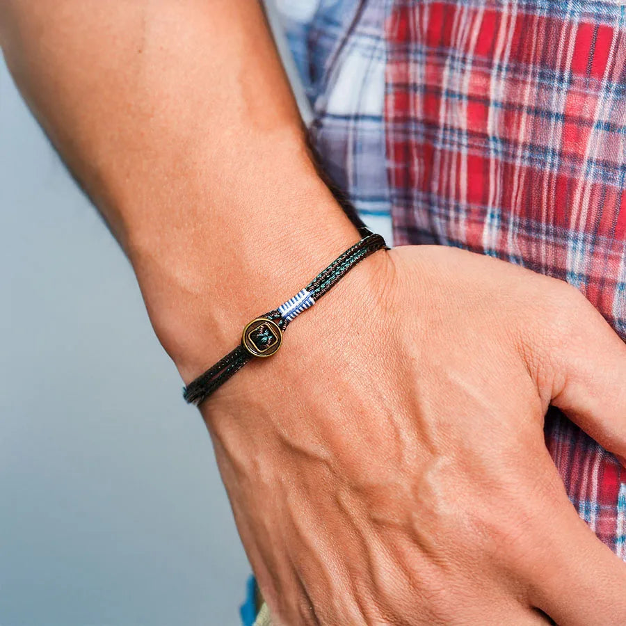 Vintage Viking Men Bracelet A Grade 2mm Ethnic String Braslet Hiphop Street Leisure Accessories Hombre Perfect Gift For Him