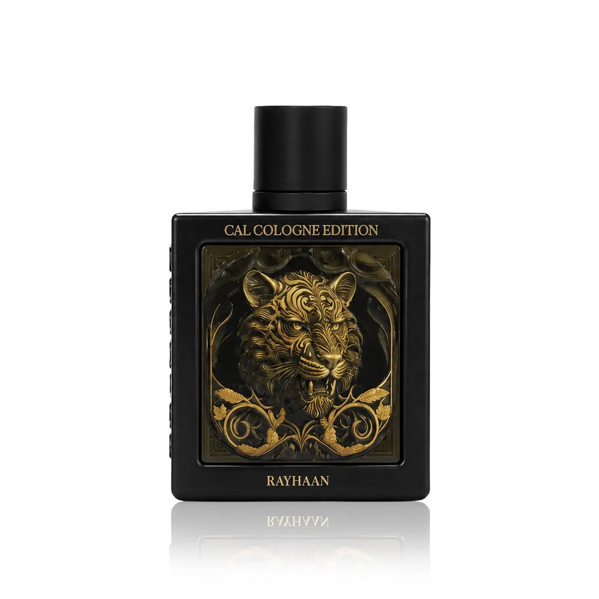 Rayhaan Tiger Cal Cologne Edition Extrait de Parfum Spray for Unisex – Bold Oriental Woody & Spicy Scent, Long-Lasting Intense Fragrance, Perfect Gift, 3.4 fl oz / 100 ml