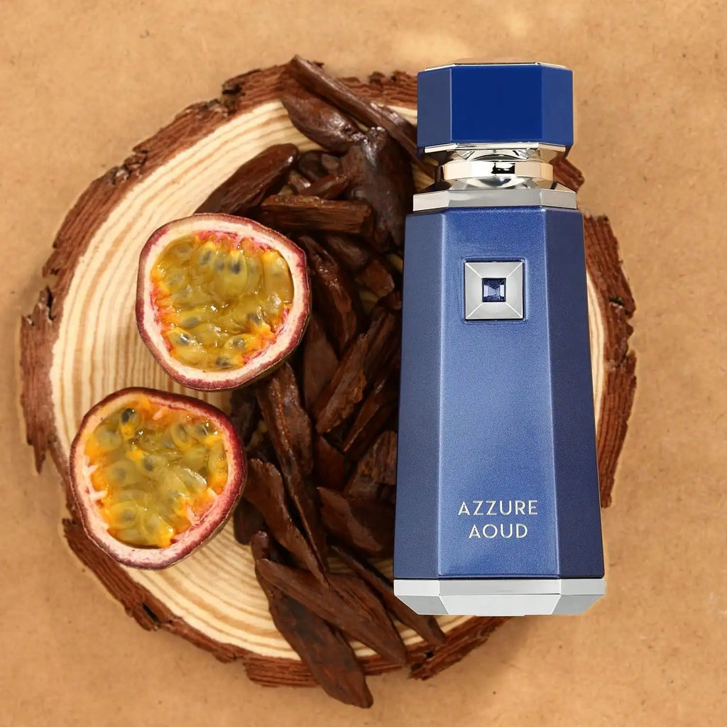 Luxury Oriental Oud Woody Balsamic Eau De Parfum 100ml French Avenue Azzure Aoud Passion Fruit Saffron Agarwood Leather Vanilla Sandalwood Noble Unisex Scent Perfume