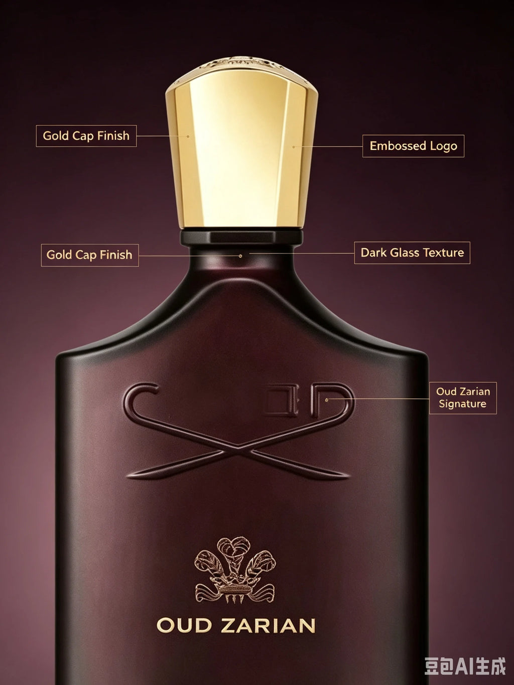C.REEDOud Zarian Eau de Parfum 100ml, Resinous Agarwood Oud Smoky Oriental Woody Luxury Niche Unisex Fragrance with Saffron Rose Patchouli Warm Amber Sandalwood Soft Musk, Long Lasting Intense Deep Scent for Fall Winter Evening Date Night Formal Event