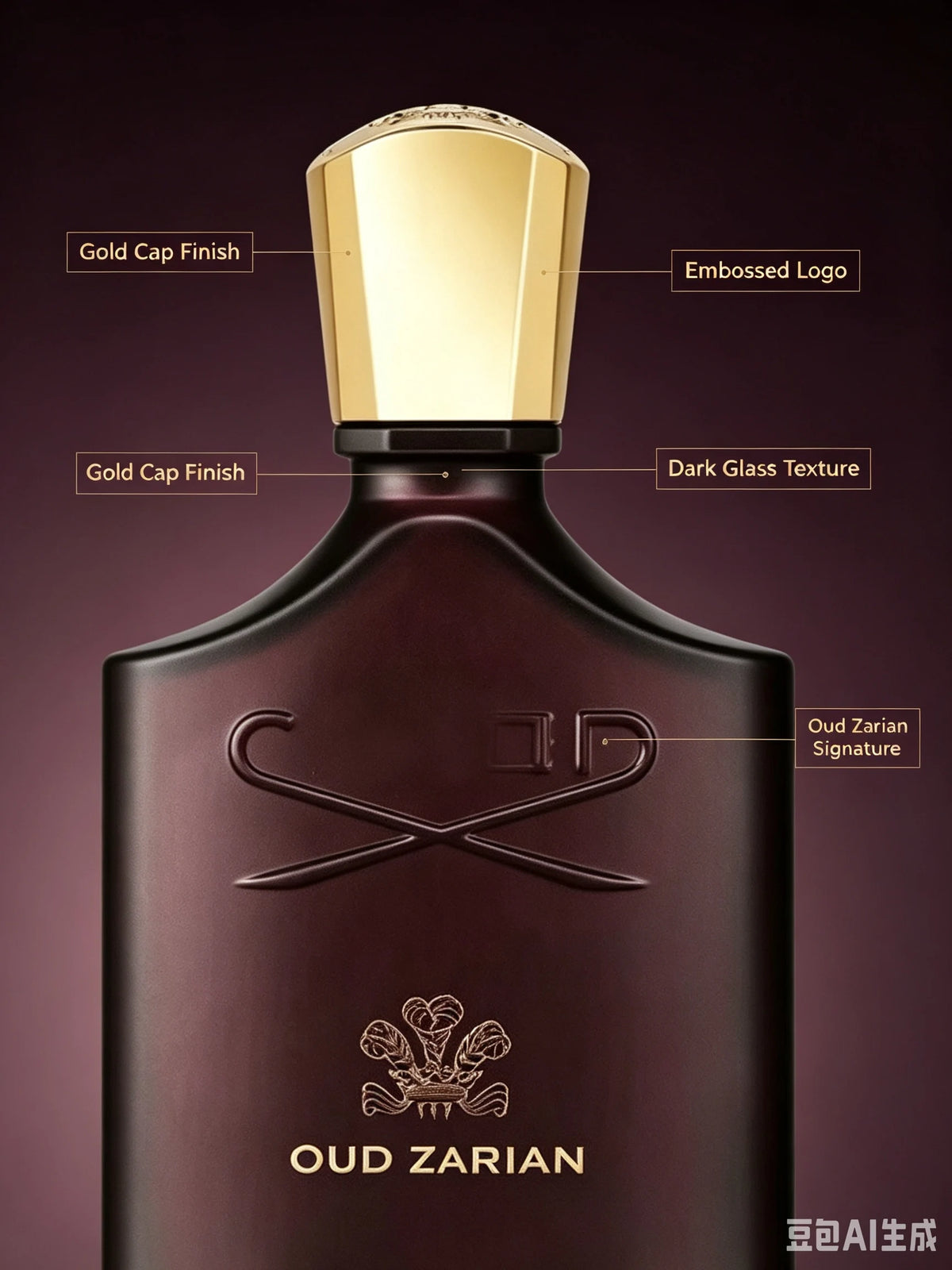C.REEDOud Zarian Eau de Parfum 100ml, Resinous Agarwood Oud Smoky Oriental Woody Luxury Niche Unisex Fragrance with Saffron Rose Patchouli Warm Amber Sandalwood Soft Musk, Long Lasting Intense Deep Scent for Fall Winter Evening Date Night Formal Event