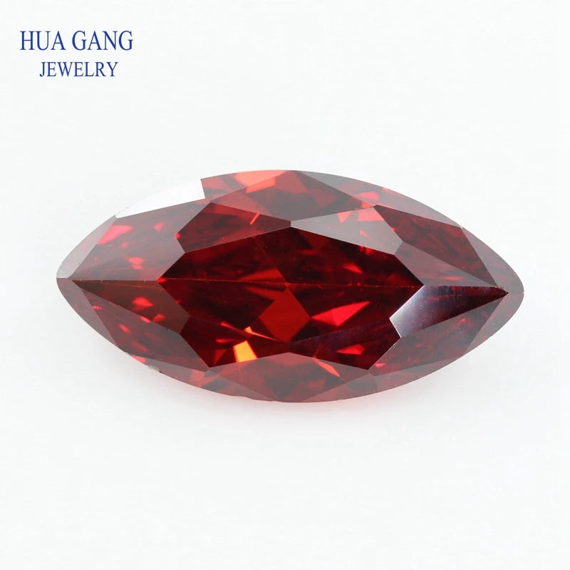 5A Marquise Shape Cubic Zirconia Stone Multicolor Brilliant Cut Loose CZ Synthetic Gems Beads For Jewelry