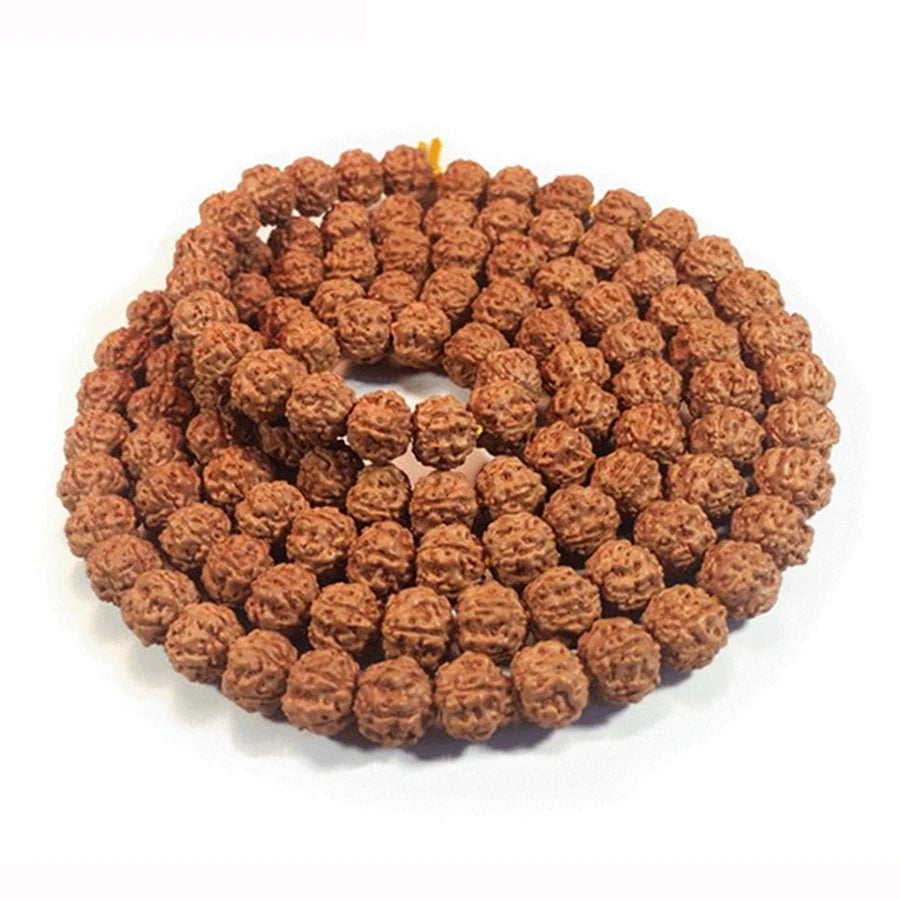 108 Vajra Bodhi Rudraksha for Making Jewelry 5/7/9mm Meditation Prayer Tibetan Buddhism Beads for Necklace Bracelets Accessories