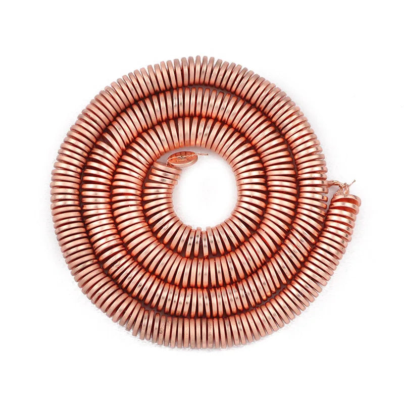 1mm Matte Rose Gold Color Flat Round COINS Hematite Natural Stone Spacers Charm Loose Beads For Jewelry Making Diy Accessories