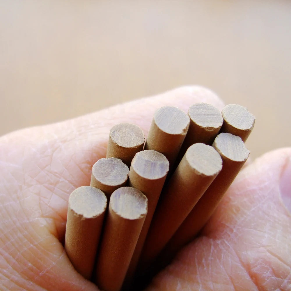 Natural Agarwood Incense Sticks 6mm 10.5cm for Meditation