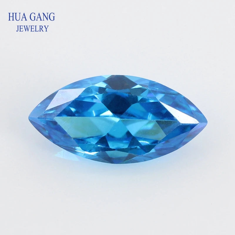 5A Marquise Shape Cubic Zirconia Stone Multicolor Brilliant Cut Loose CZ Synthetic Gems Beads For Jewelry