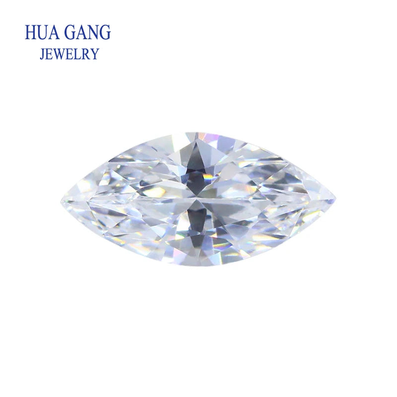 5A Marquise Shape Cubic Zirconia Stone Multicolor Brilliant Cut Loose CZ Synthetic Gems Beads For Jewelry