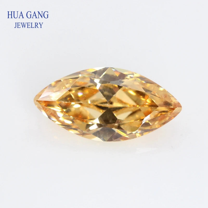 5A Marquise Shape Cubic Zirconia Stone Multicolor Brilliant Cut Loose CZ Synthetic Gems Beads For Jewelry