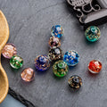 Round Lampwork Glass Beads 8mm 10mm 12mm Loose Beads for Jewelry Making