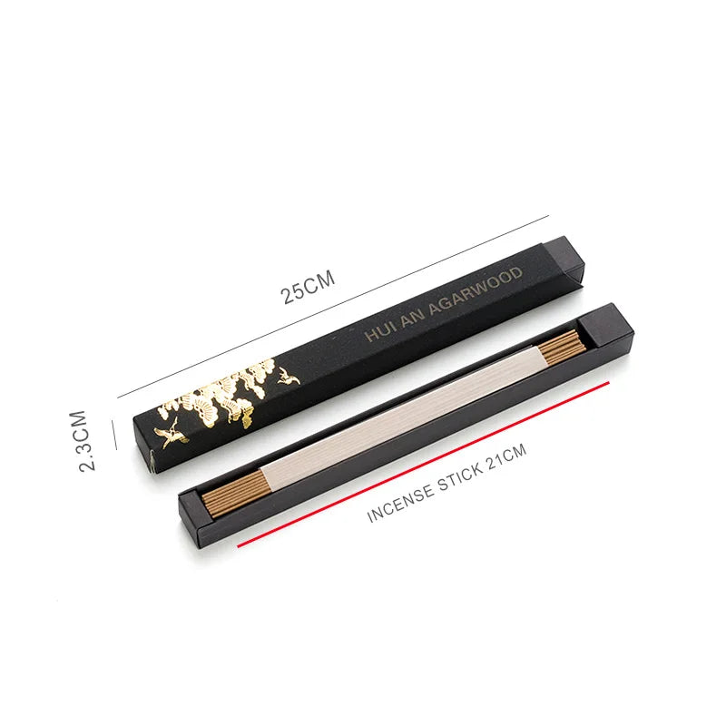 Natural Agarwood & Sandalwood Incense Sticks 21cm