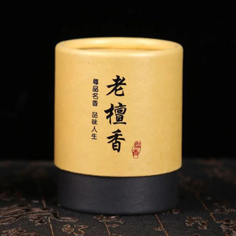 2hour/48 Coils Natural Sandalwood Agarwood Coil Incense Buddha Yoga Incense Indoor Smell Burning Home Decor