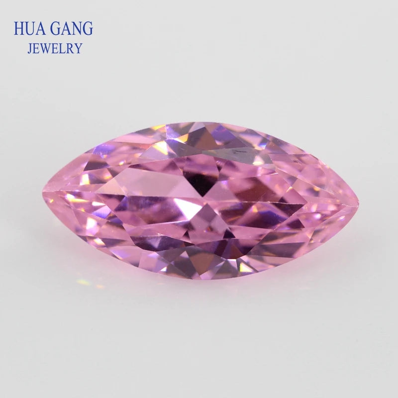 5A Marquise Shape Cubic Zirconia Stone Multicolor Brilliant Cut Loose CZ Synthetic Gems Beads For Jewelry
