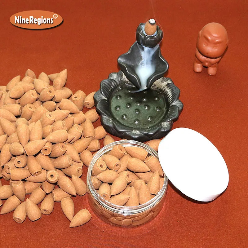 50pcs/box natural Australia Sandalwood cones backflow For yoga home living room