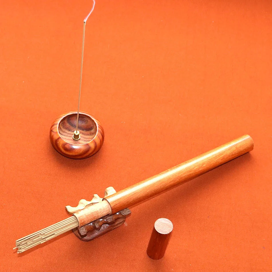 10g Natural Chinese HaiNan Oudh Wood Stick incense Fragrance with wood Tube Oudh Fragrance Sweet and Elegant Quality