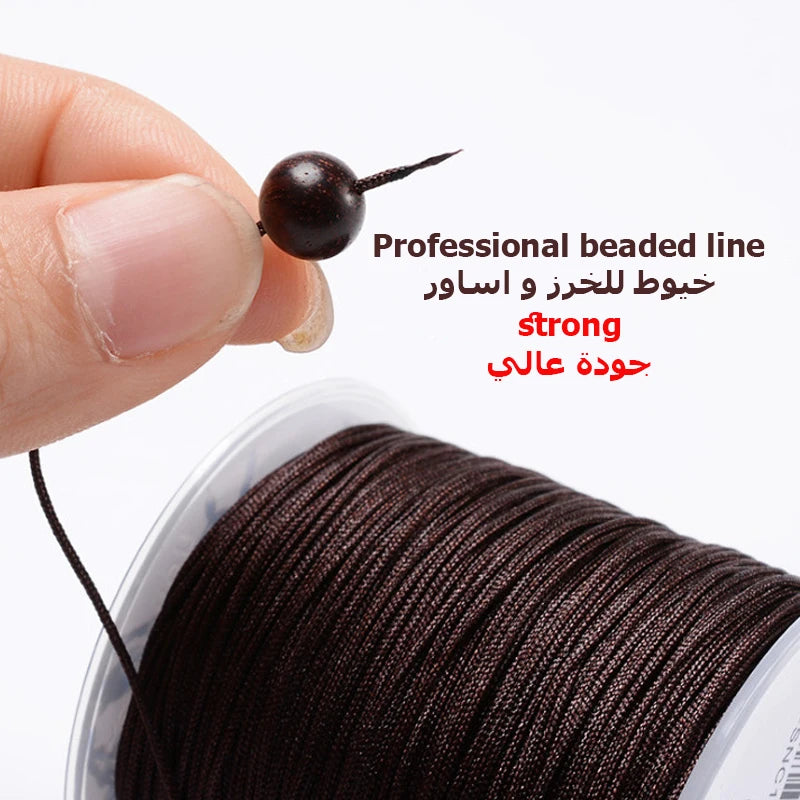 Nylon Tasbih Beads Thread 10000cm Strong Handmade