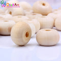 OlingArt 20MM 12pcs/lot Natural Wooden Oval Beads Children's Jewelry Toys DIY Crafts Decor Accessories The Best Gift