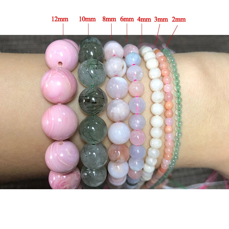 Natural Matte Frosted Stone Spacer Beads 10mm