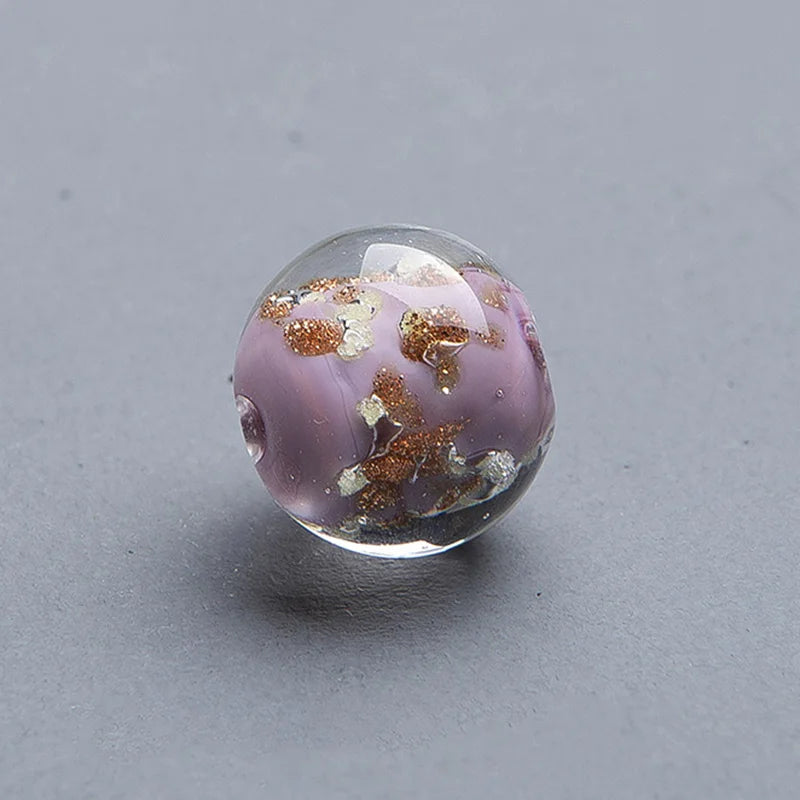 Round Lampwork Glass Beads 8mm 10mm 12mm Loose Beads for Jewelry Making