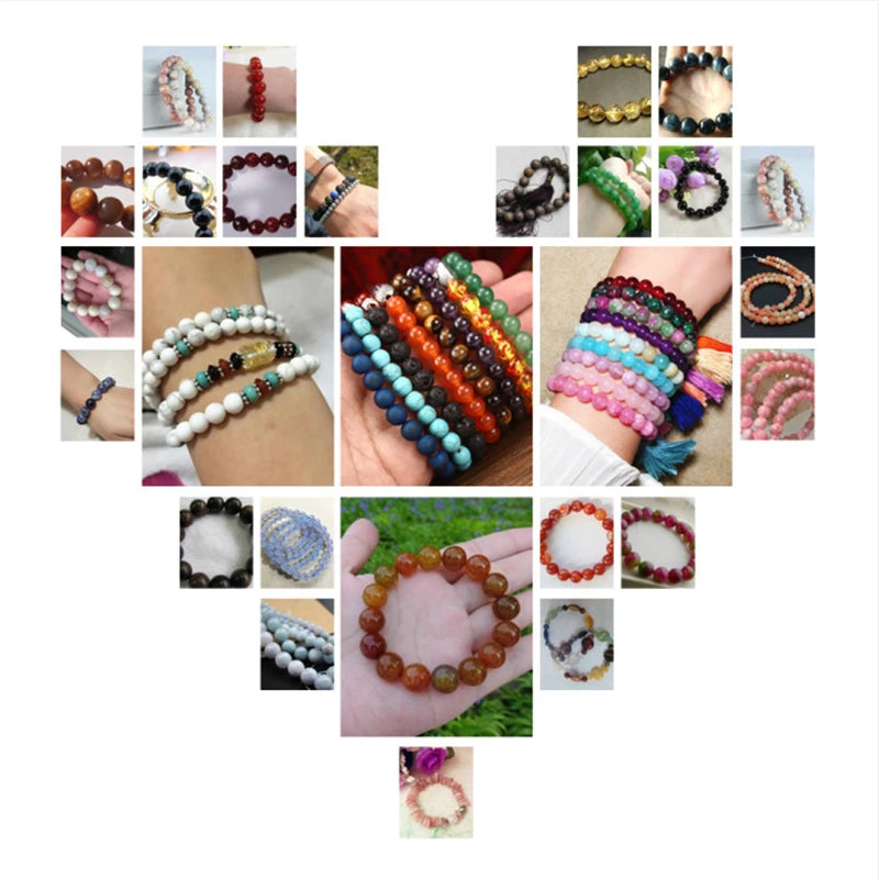 Diamonds Faceted Colorful Tourmaline Stone Beads Natural 6-10mm Loose Beads for Jewelry Making DIY Bracelet Necklace Accessories