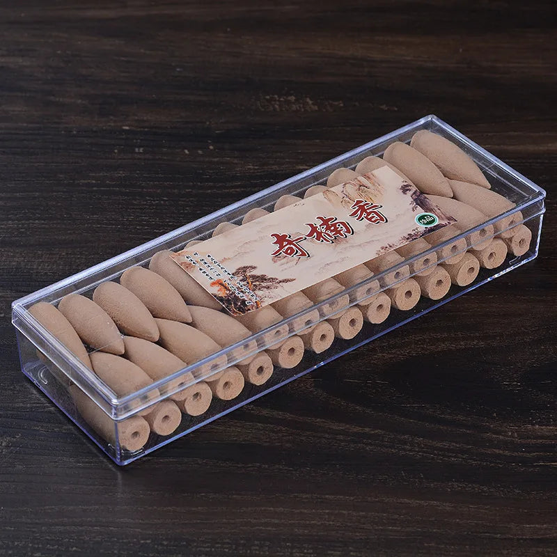 50 Pcs Smoky Backflow Incense Cone Sandalwood Lavender