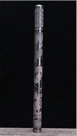 Factory Ebony Incense Tube Wooden with Incense Holder Cover for 21cm Sticks Carved Insence Burner Buddha Guanyin Bucket