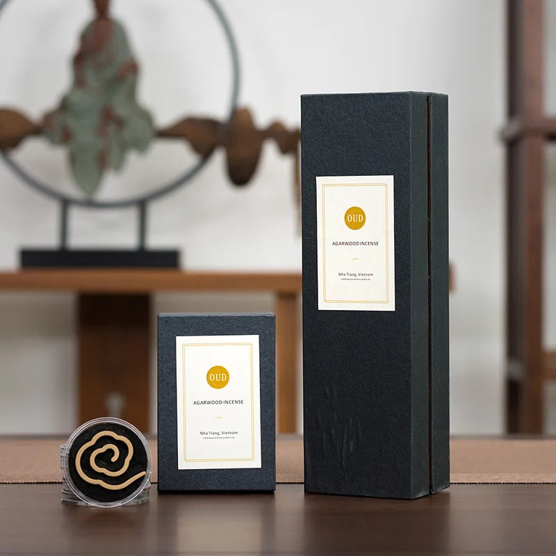 Agarwood Incense Coil for Meditation & Living Room