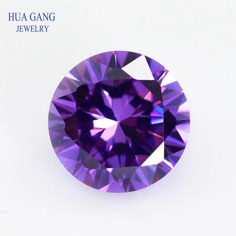 5A Qaulity 1.0~3.0mm Various 20 Colors Loose Cubic Zirconia Stones Round Brilliant Cut Loose CZ Synthetic Gem For Woman Jewelry