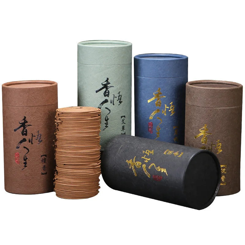 4 Hour/Coil, 120 Coil 48 Coil Optional, Natural Round Household Infusion Diffuser, Fragrance Living Room Toilet Odor Eliminate, Mori-Acid Woven Natural Sediment Mugwort Bags Mixed Packaging Enzyme Tide Purification Air