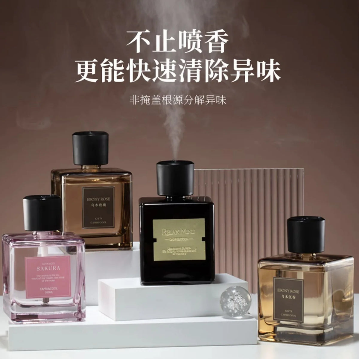 Hot Sale 500ML Automatic Diffuser & Essential Oil Set Flameless Aromatherapy Air Freshener Home SPA Mall Hotel Decor
