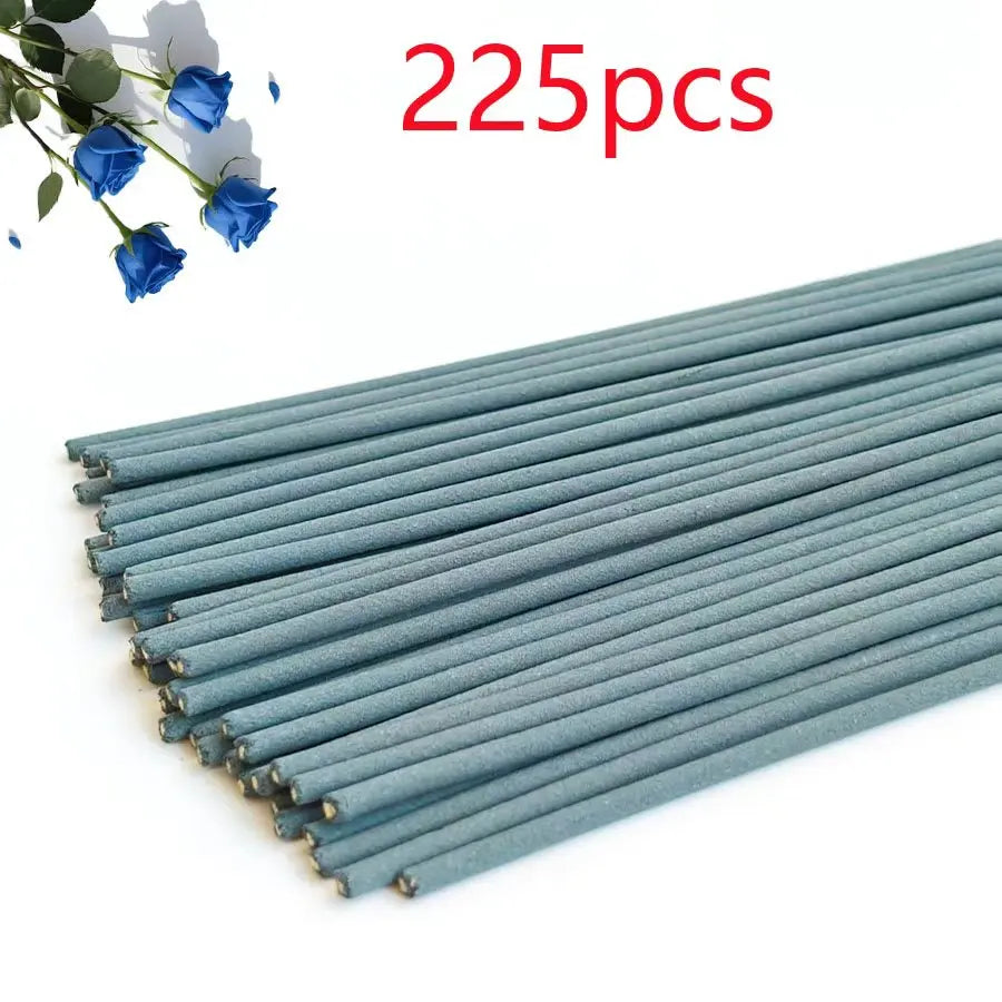 21/128/225pcs Blue Fairy Blue Rose Incense Stick, 8.66 Inch, Long-Lasting Fragrance Suitable for Home Meditation Valentine Day