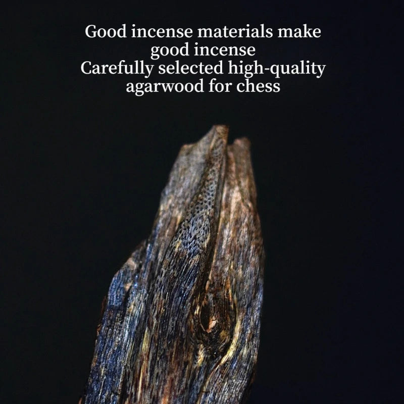 Natural Retro Incense Sticks Agarwood High Oil Temples Pray Tea House Invigorating Spirit Purifying Air Pure Elegant Joss Stick