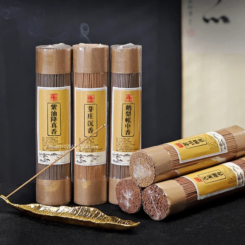 Household Purification Incense Stick Old Shan Sandalwood/Goose Pear Tent Incense Zen Meditation/Odor Removal Lasting Joss Stick