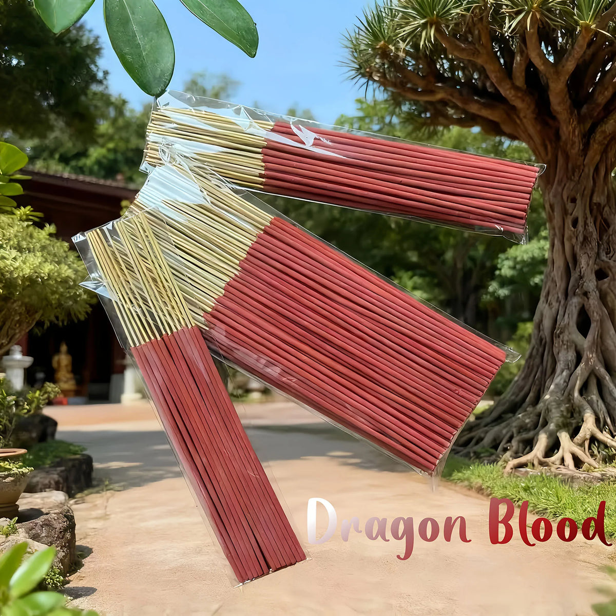 19/51/171/401/701 Dragon Blood Incense - Made from Bamboo Wood, Traditional Chinese Feng Shui Incense, Creates a Romantic Fragrance, Suitable for Home Purification, Yoga, Meditation, and Spirituality