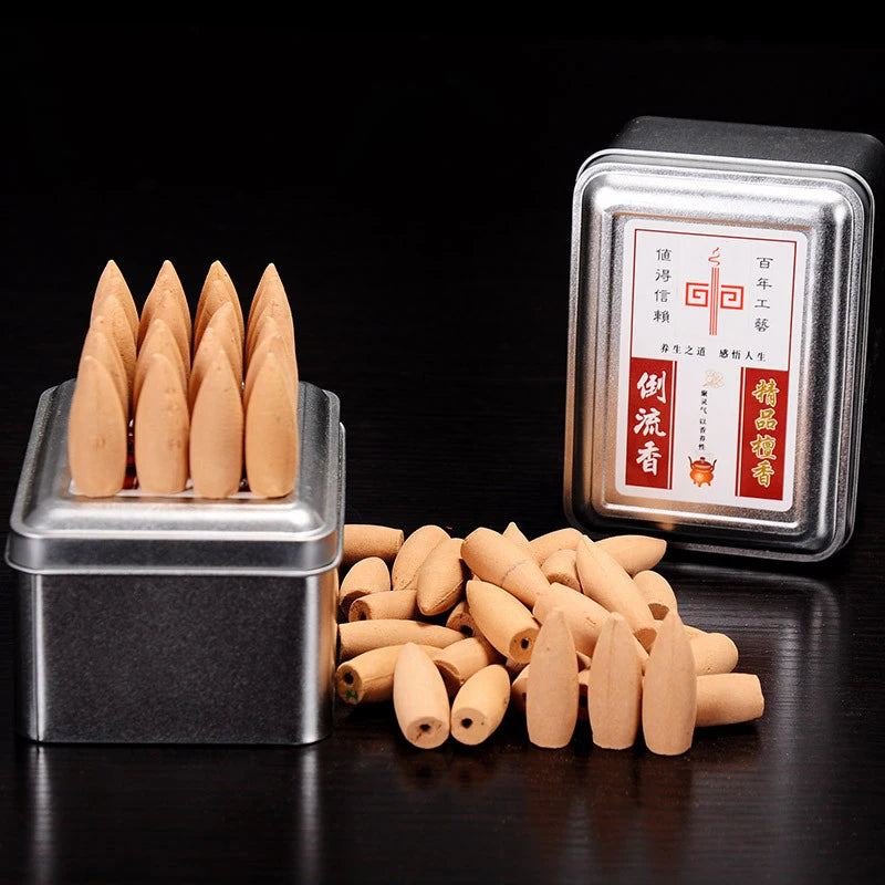 Natural Sandalwood Cones, Agarwood Backflow , Home-Use , Tibetan Incense, Health-Preserving Mugwort, Laven