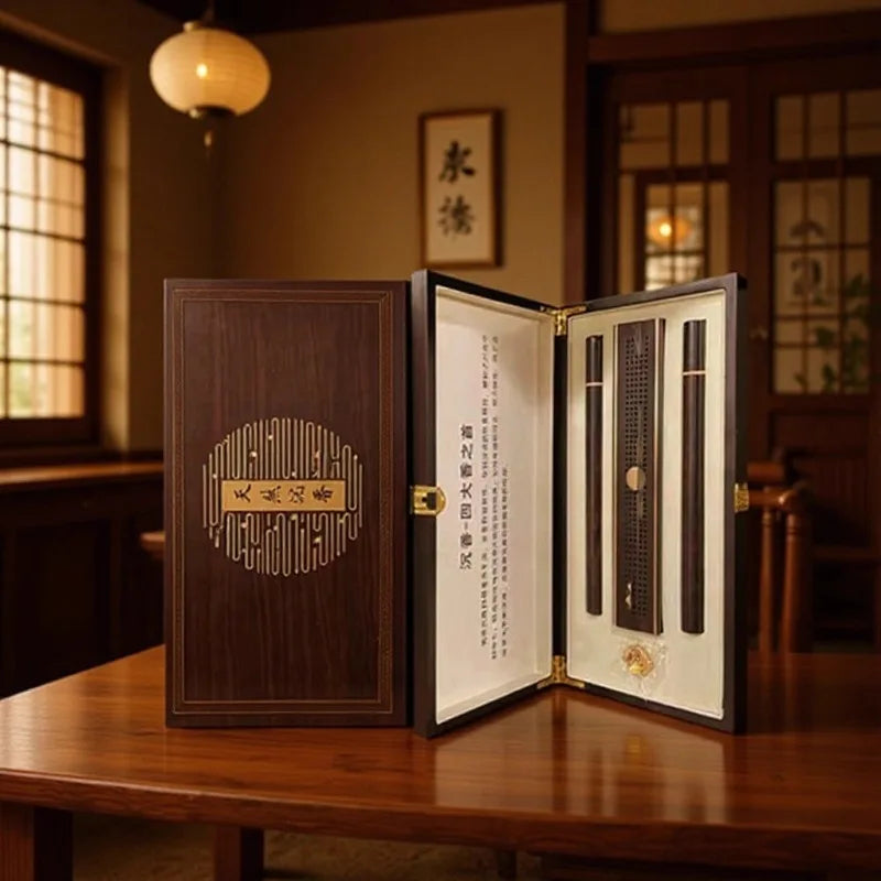 Chinan agarwood incense ebony 10g incense gift box, set gift box indoor household