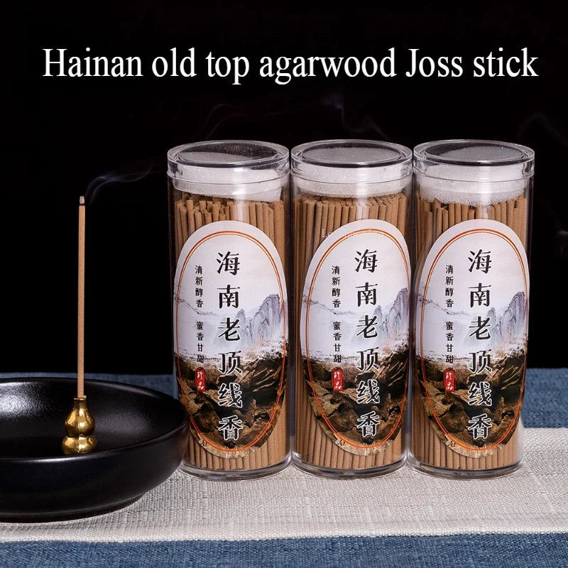 40g Hainan Old Top Agarwood Stick Incense Pure Natural Raw Material Indoor Home Peace of God To Help Sleep Meditation Joss Stick