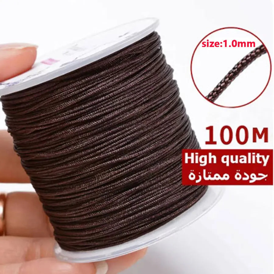 Nylon Tasbih Beads Thread 10000cm Strong Handmade