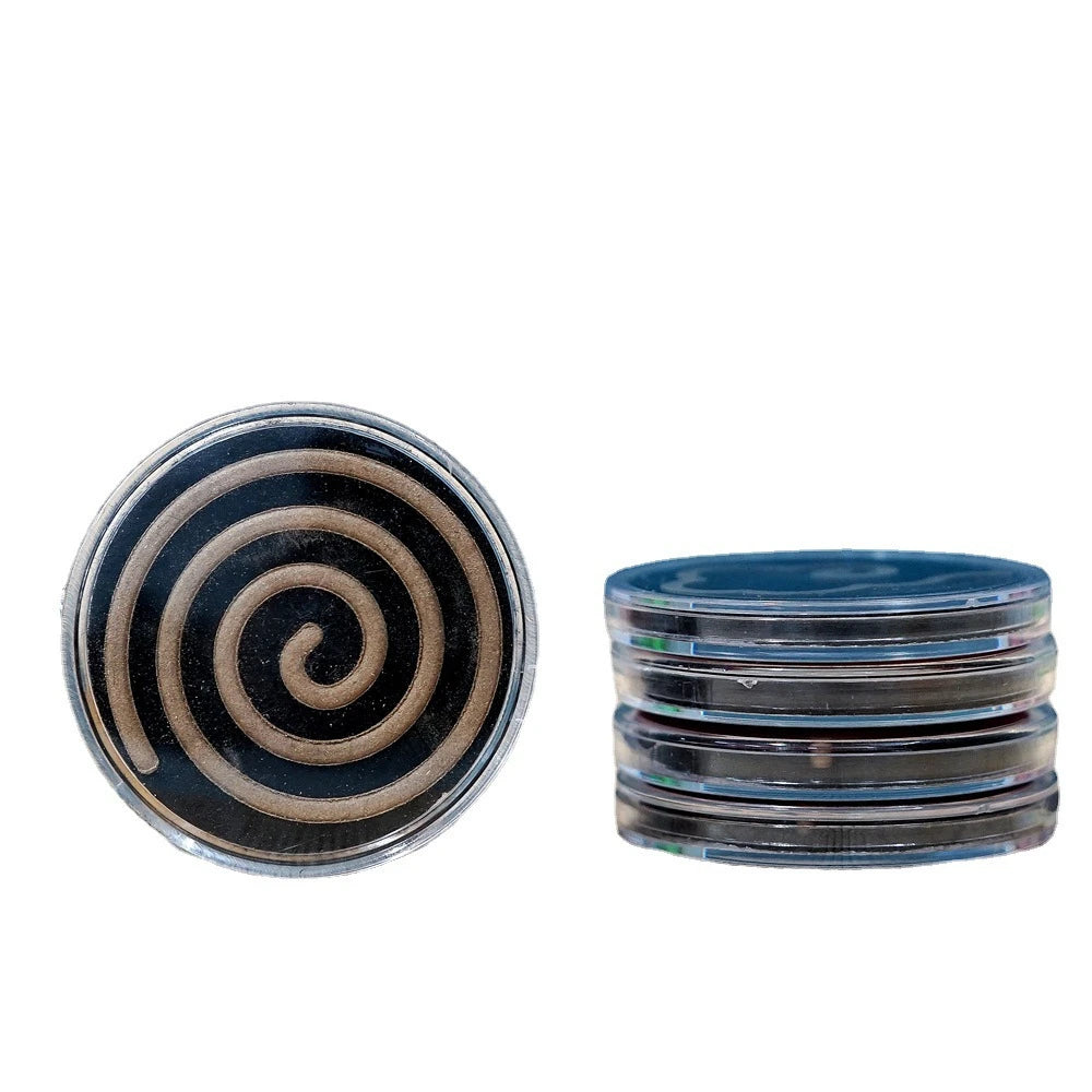 10 Pcs Stick-Free Kyara Agarwood Coil Incense