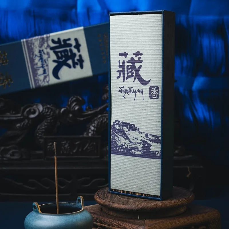 19/27cm Tibetan Incense Stick/Temple Worship Buddha Offerings Household Indoor Guanyin God of Wealth Incense Agarwood Joss Stick