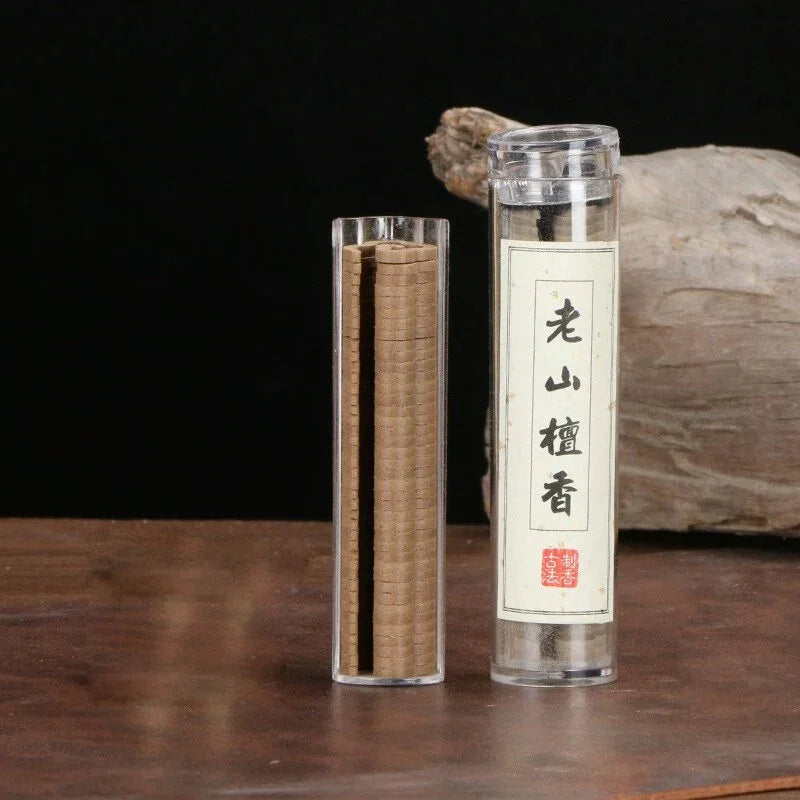 42pcs/tube Natural Material Special Shape Coil Incense Burning 30 Mins Jasmine Lavender Home Aroma Fragrance Yoga Meditation