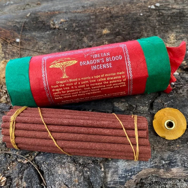 30PC Nepal Handmade Incense Sticks Ancient Tibetan Fragrance Colored Short Tube Thick Thread Incense Cedar Palo Santo White Sage