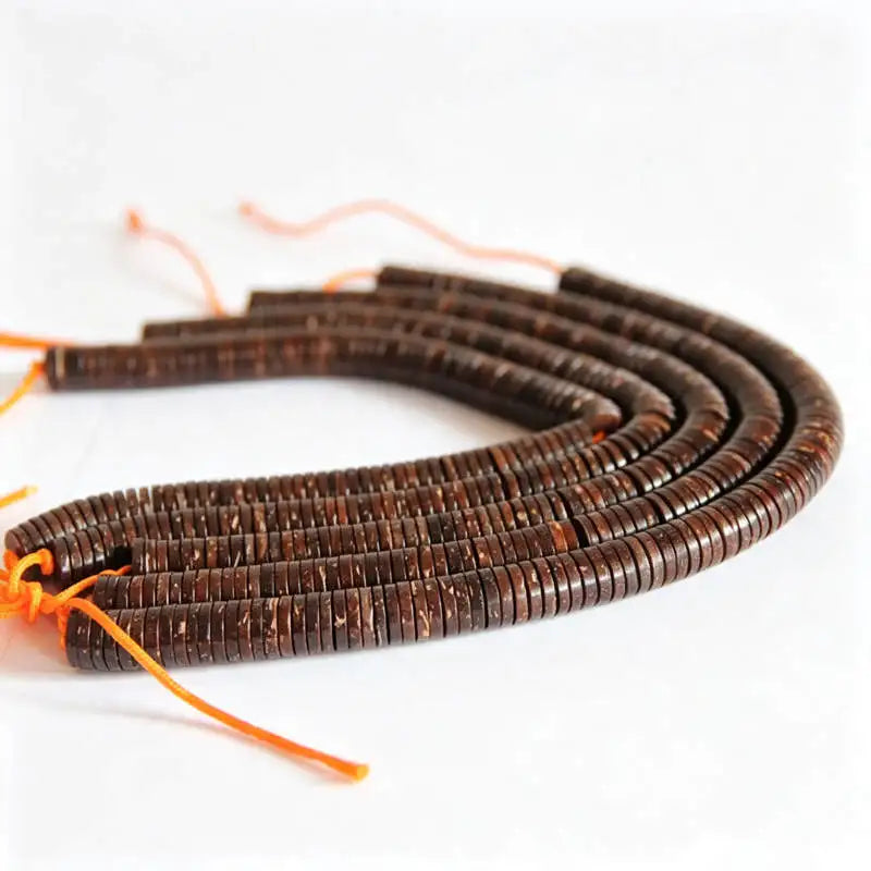 Natural Coconut Shell Beads 4mm-12mm Spacers