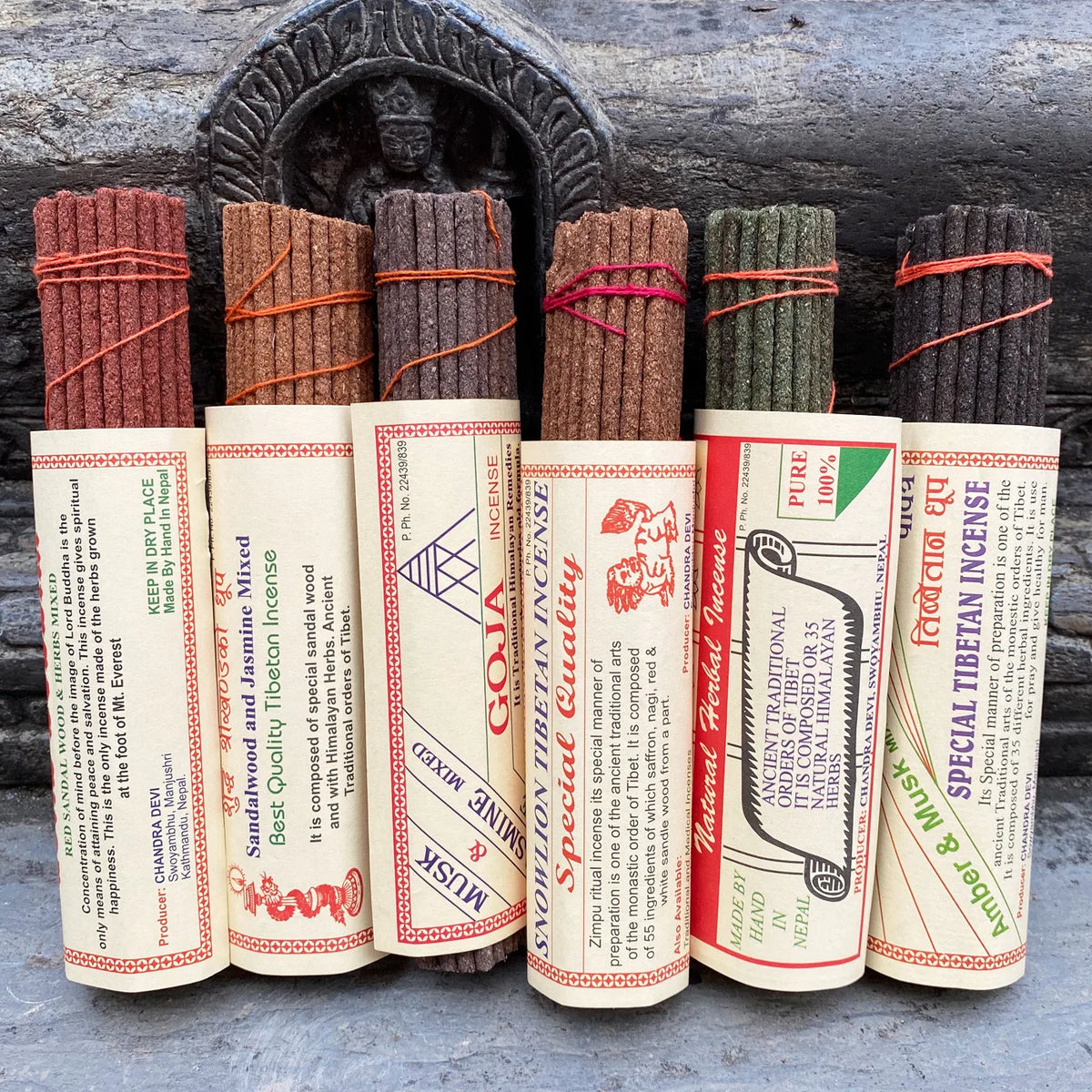 44PCS Authentic Tibetan Incense Sticks Aromatic Incense for Positive Energy Palo Santo Incense Sticks for Spiritual Cleansing