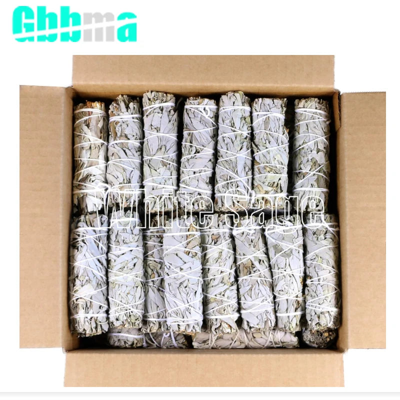 Incense White Sage Bundle Smudge Sticks Home Purification Pure Leaf Purification Meditation Portable Energy Cleansing Bundles