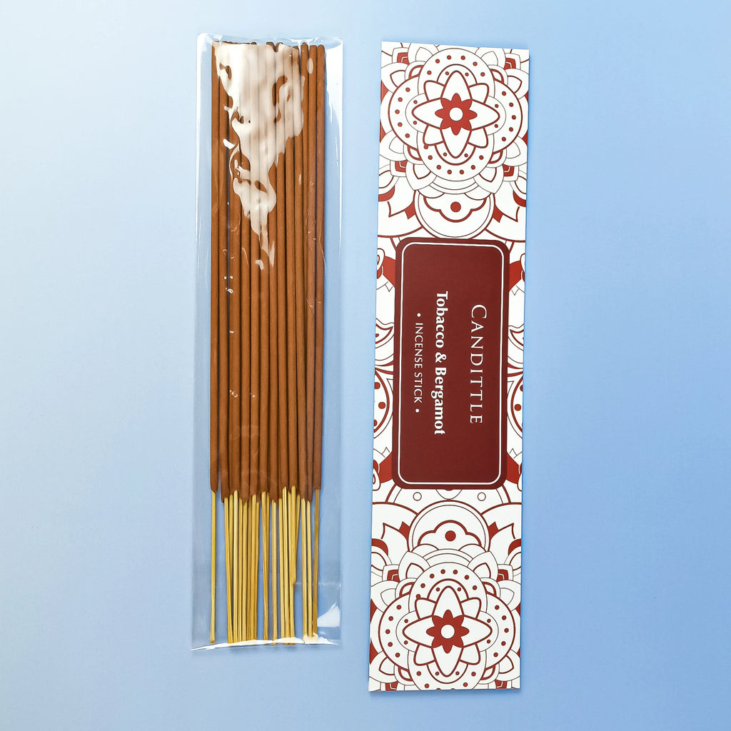 Tobacco Bergamot Incense Sticks for Home Aroma