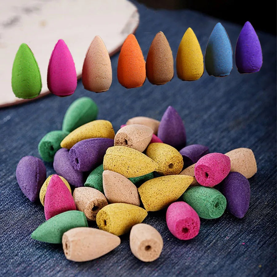 Sandalwood, agarwood, lavender, and other traditional incense, available in a variety of scents, can be enjoyed with the flow cloud tower incense burner, used for indoor aromatherapy and purification
