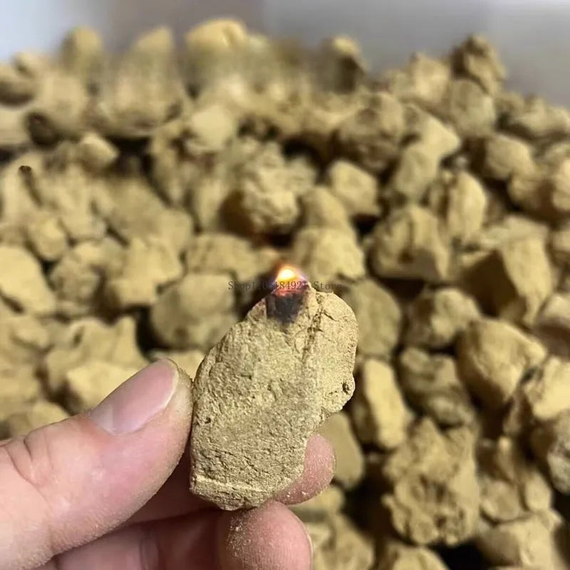 100g Authentic Qi Nan Agarwood Beads Water Grinding Powder Block Household Indoor Aroma Stove Burning Handmade Incense Material