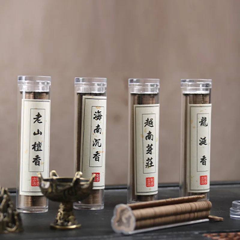Small Xiangyun Non Stick Powder Pan Goose Pear Tent Fragrance Hainan Agarwood Sandalwood 42pc Pan Fragrance Alloy Incense Burner